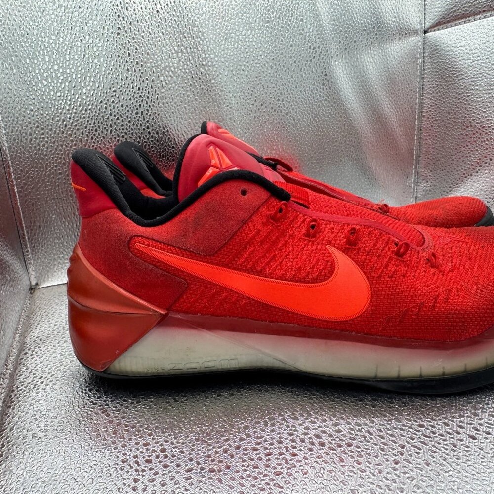 Size 7 Nike Mens Kobe AD University Red Black Logo Basketball Shoes 852425-608 - Picture 7 of 12